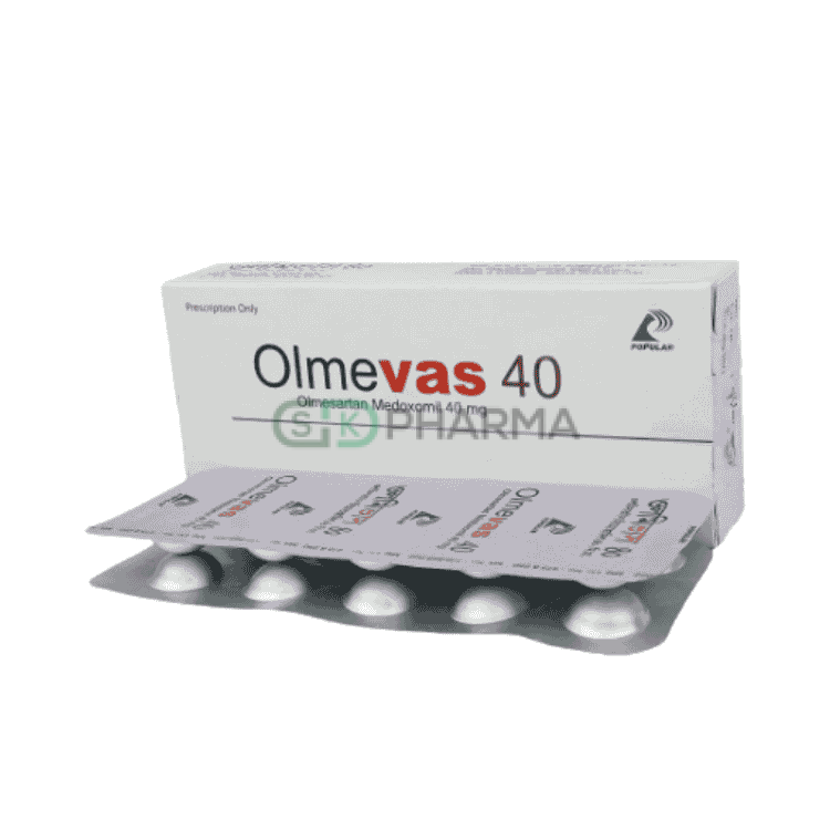 Olmevas Tablet 40 mg (Olmesartan Medoxomil)