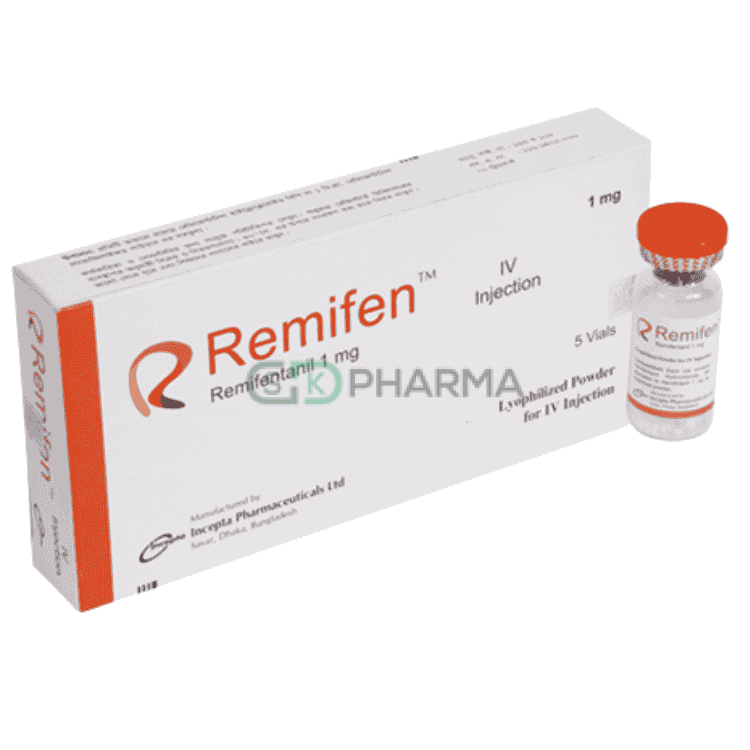 Remifen Injection 1 mg/vial (Remifentanil Hydrochloride)