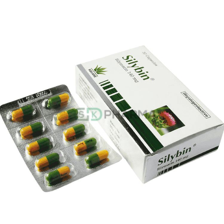 Silybin Capsule 140 mg (Silymarin [Dried extract of milk thistle fruits])