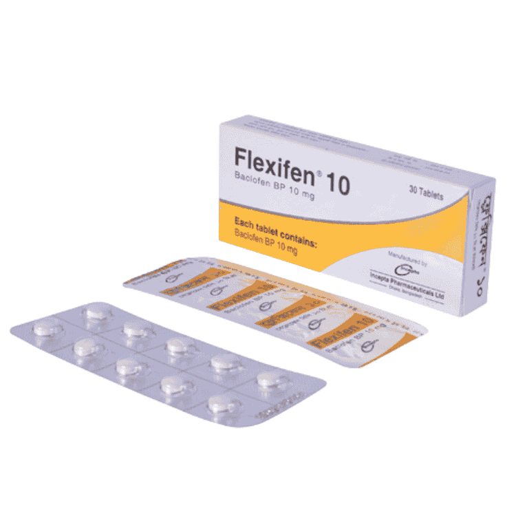 Flexifen Tablet 10 mg (Baclofen)