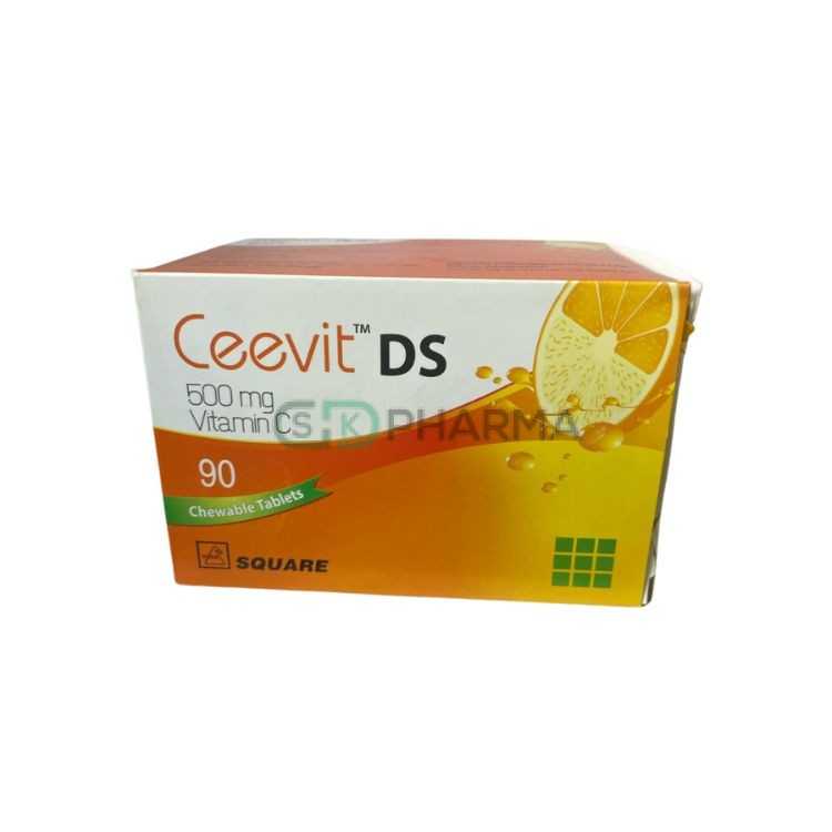 Ceevit DS Chewable Tablet 500 mg (Vitamin C [Ascorbic acid])