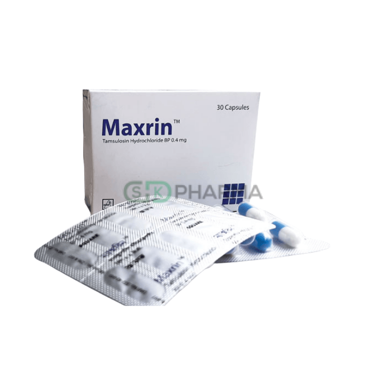 Maxrin Capsule 0.4 mg (Tamsulosin Hydrochloride)