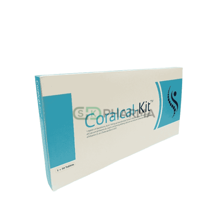 Coralcal-Kit Tablet 150 mg+600 mg+400 IU (Ibandronic Acid + Coral Calcium + Vitamin D3)
