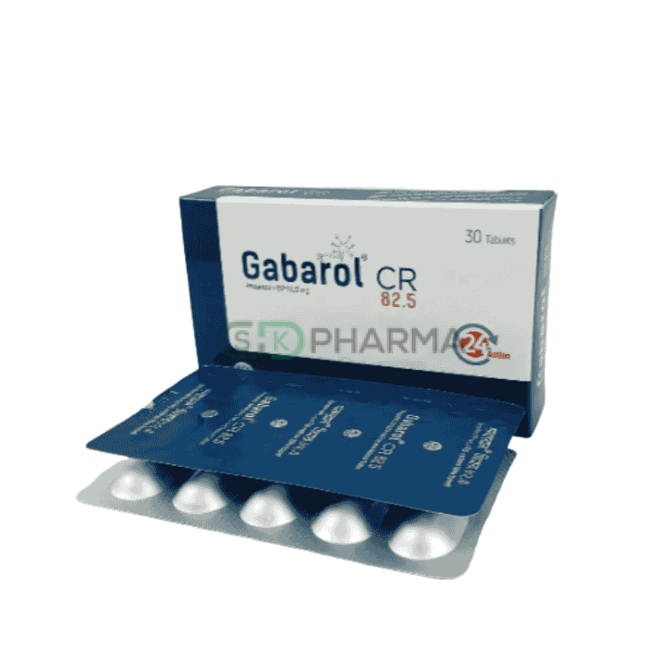 Gabarol CR Tablet 82.5 mg (Pregabalin)