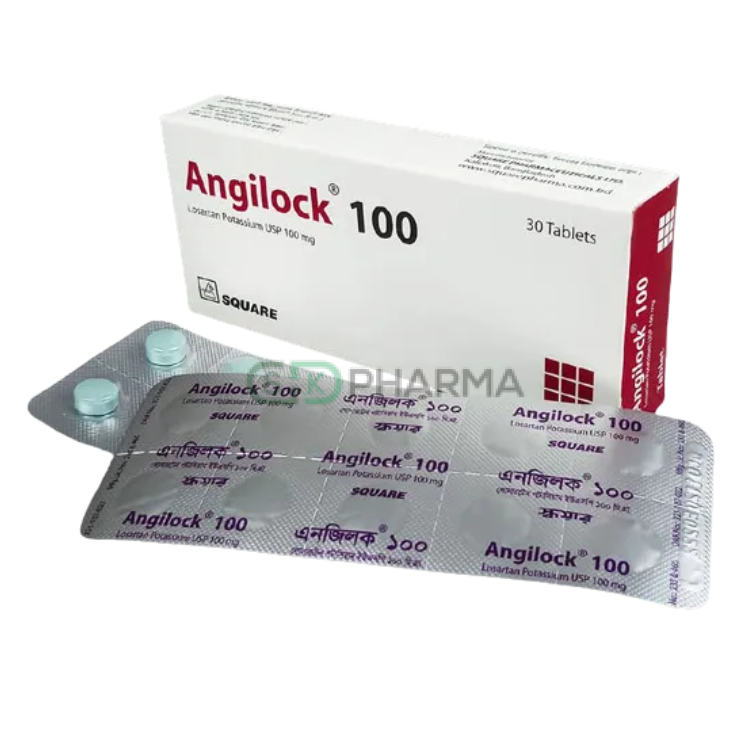 Angilock Tablet 100 mg (Losartan Potassium)