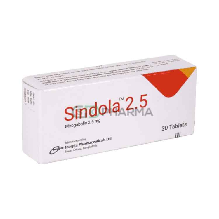 Sindola Tablet 2.5 mg (Mirogabalin Besylate)