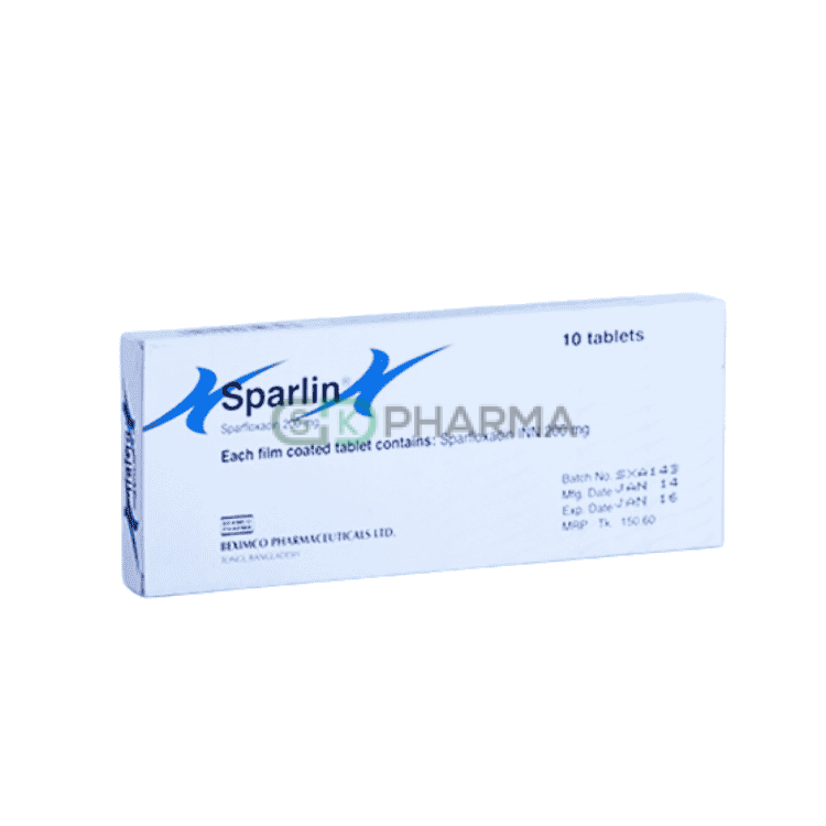 Sparlin Tablet 200 mg (Sparfloxacin)