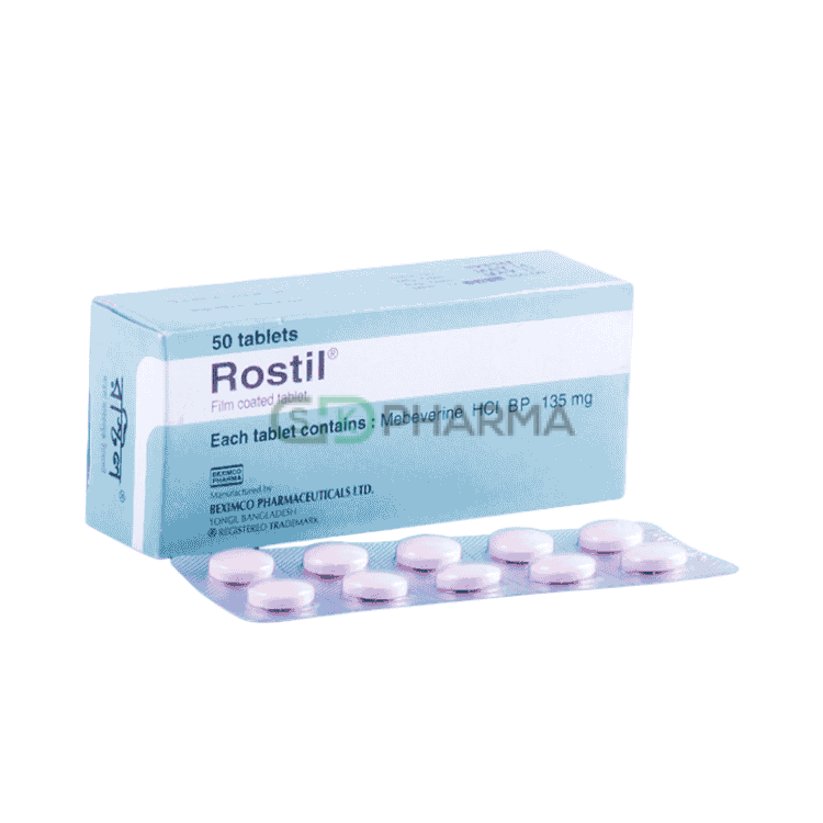 Rostil Tablet 135 mg (Mebeverine Hydrochloride)