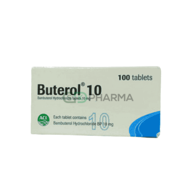 Buterol Tablet 10 mg (Bambuterol Hydrochloride)