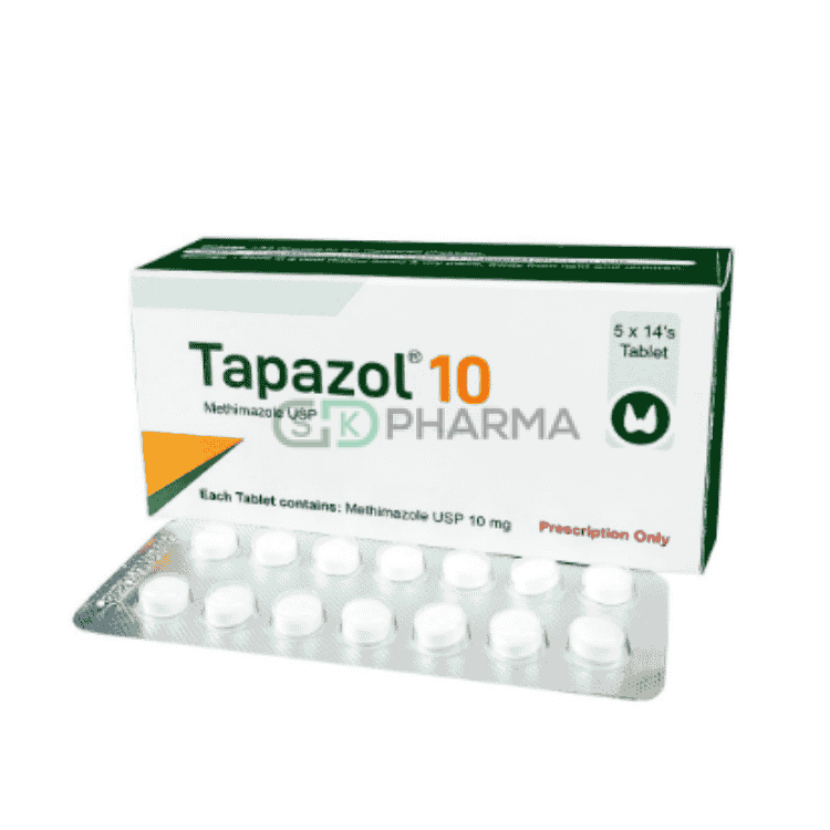 Tapazol Tablet 10 mg (Methimazole)