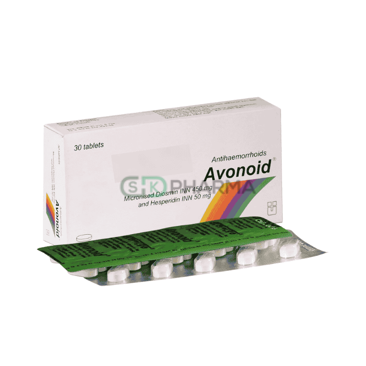 Avonoid Tablet 450 mg+50 mg (Diosmin + Hesperidin)