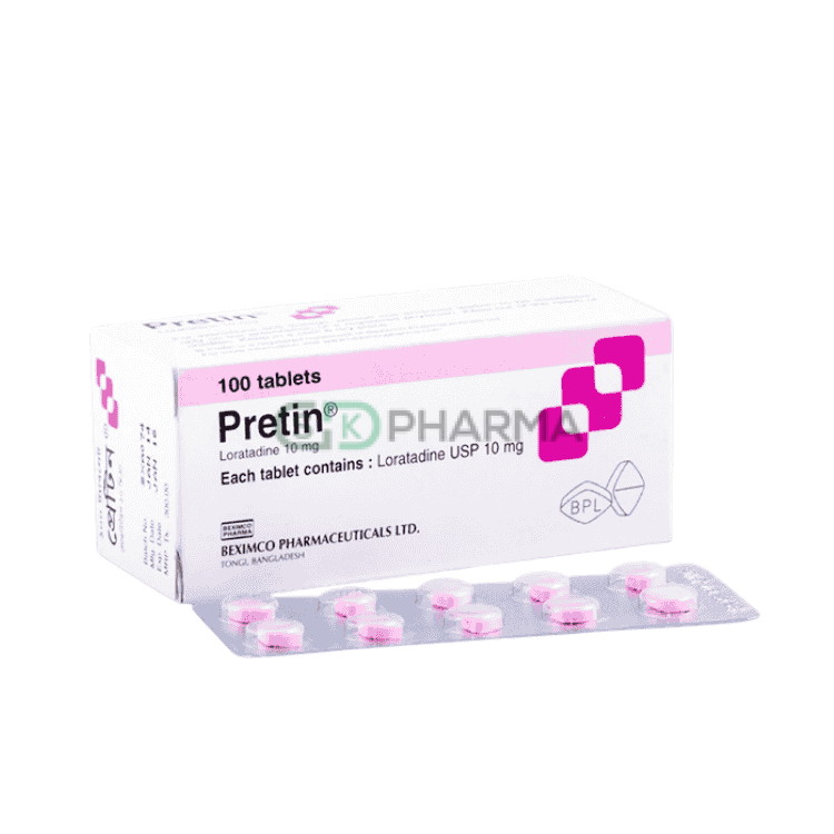 Pretin Tablet 10 mg (Loratadine)