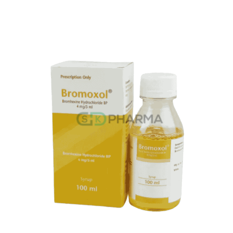 Bromoxol Syrup 4 mg/5 ml (Bromhexine Hydrochloride)