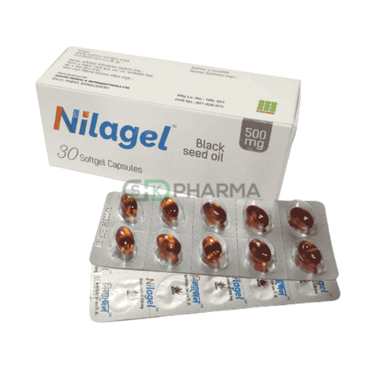 Nilagel Capsule 500 mg (Nigella Sativa [Black Seed Oil])