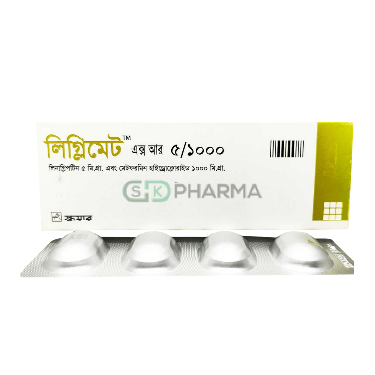 Liglimet XR Tablet 5 mg+1000 mg (Linagliptin + Metformin Hydrochloride)