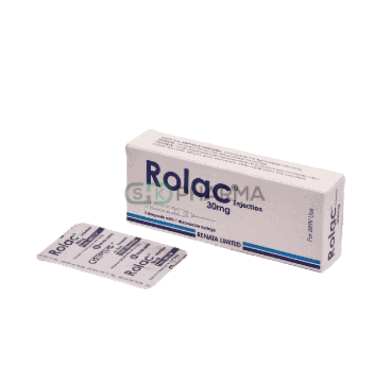 Rolac Injection 30 mg/ml (Ketorolac Tromethamine)