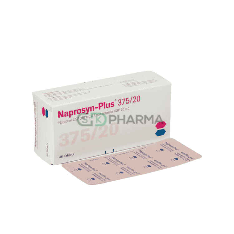 Naprosyn Plus Tablet 375 mg+20 mg (Naproxen Sodium + Esomeprazole Magnesium)