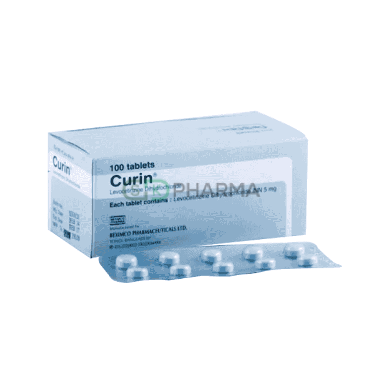 Curin Tablet 5 mg (Levocetirizine Dihydrochloride)