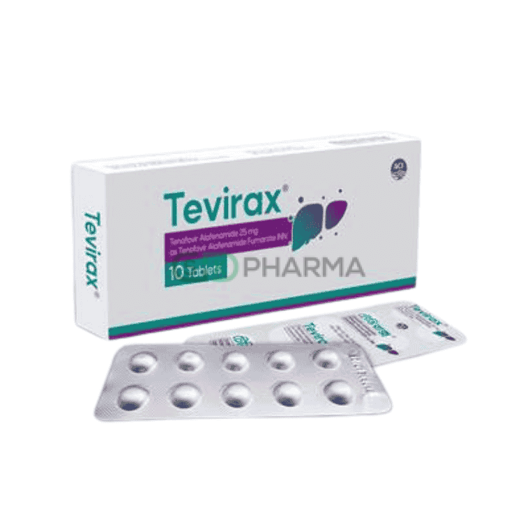 Tevirax Tablet 25 mg (Tenofovir Alafenamide)