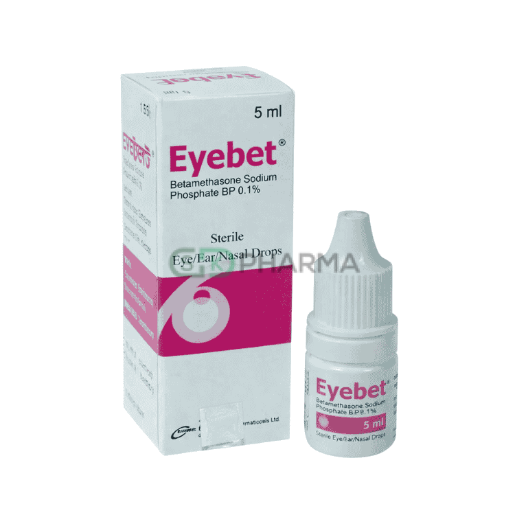 Eyebet Eye Drop 0.10% (Betamethasone Sodium Phosphate)