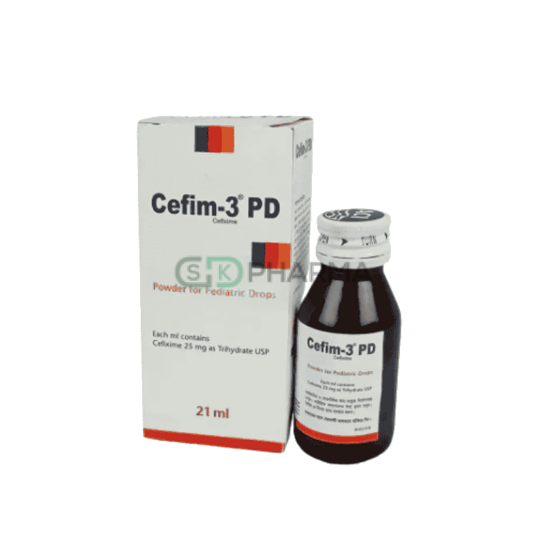 Cefim-3 Pediatric Drop 25 mg/ml (Cefixime Trihydrate)