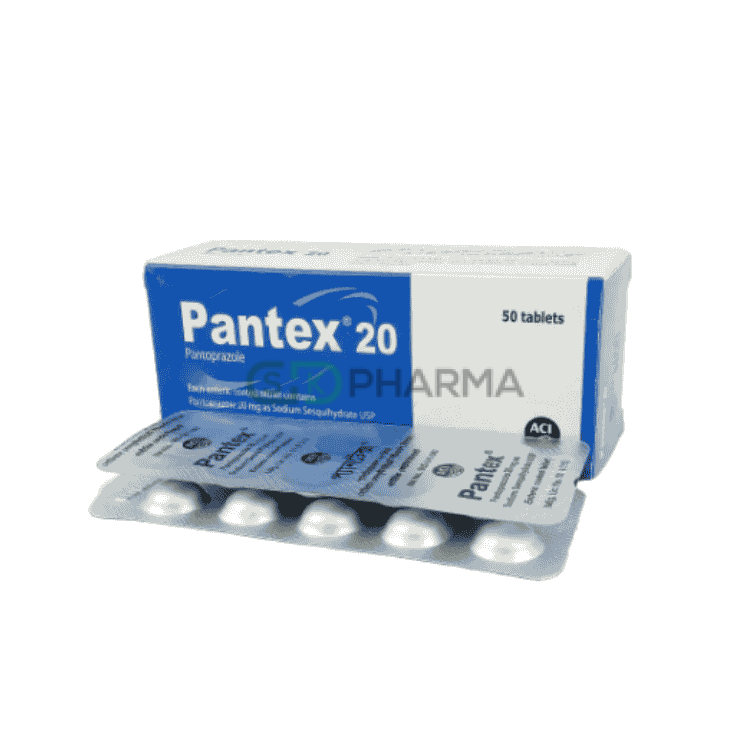 Pantex Tablet 20 mg (Pantoprazole Sodium)