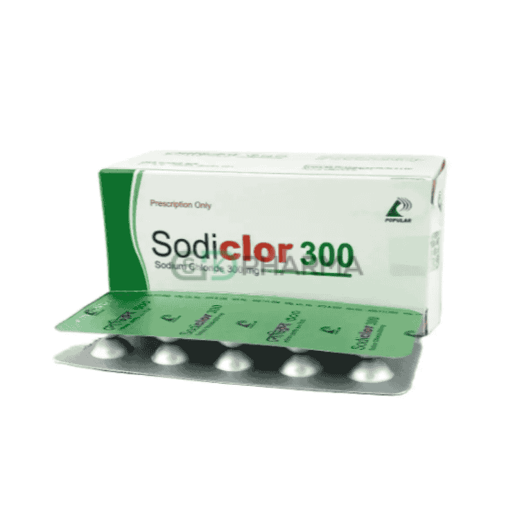 Sodiclor Tablet 300 mg (Sodium Chloride (Tablet))