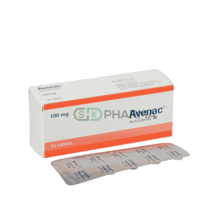 Avenac Tablet 100 mg (Aceclofenac)
