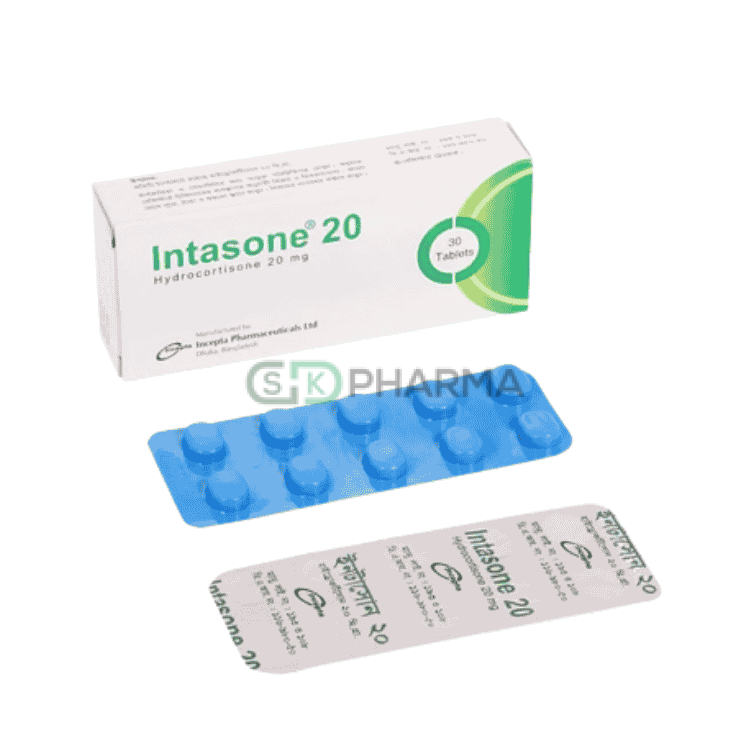 Intasone Tablet 20 mg (Hydrocortisone)