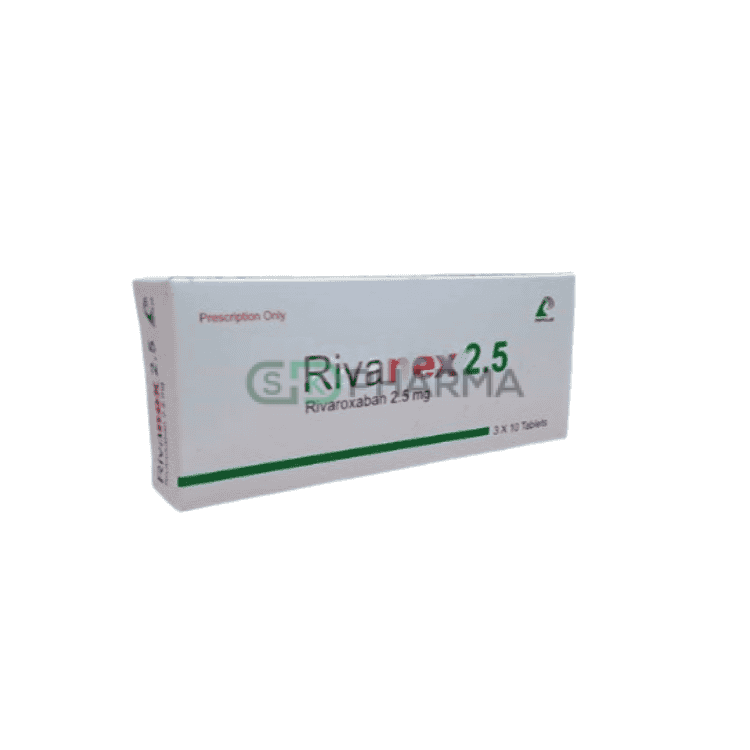 Rivanex Tablet 2.5 mg (Rivaroxaban)