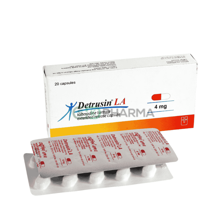Detrusin LA Capsule 4 mg T(olterodine Tartrate)