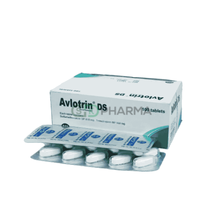 Avlotrin DS Tablet 800 mg+160 mg (Sulphamethoxazole + Trimethoprim)