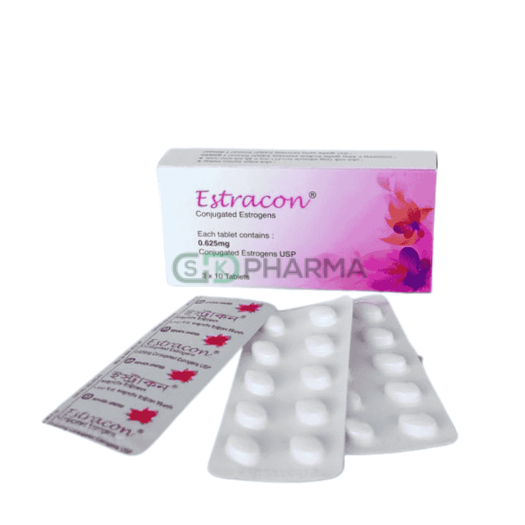Estracon Tablet 0.625 mg (Conjugated Estrogen (Tablet))
