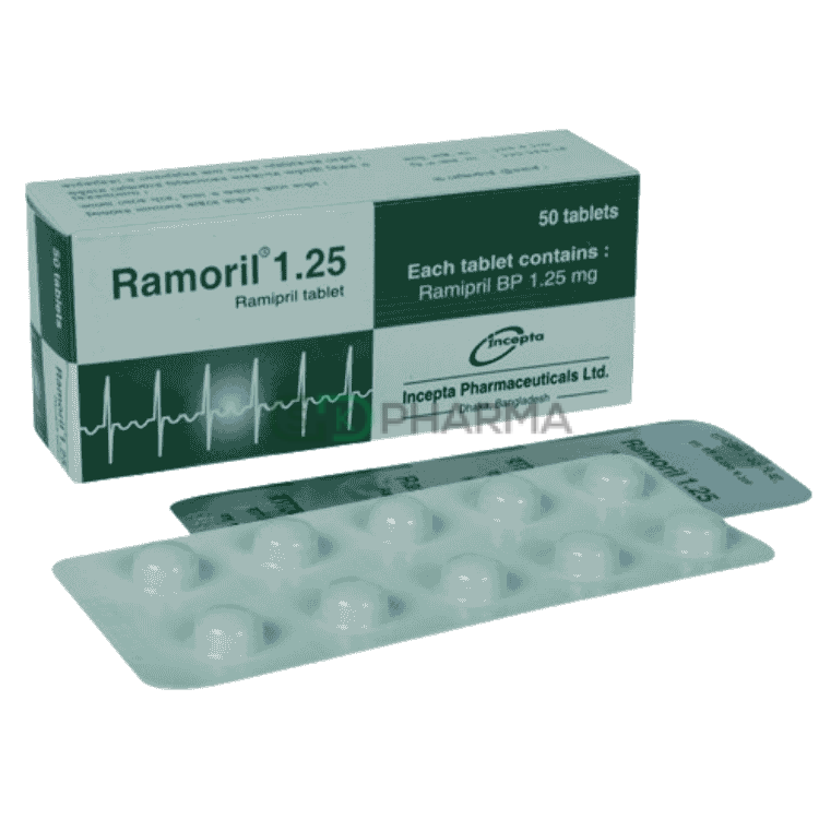 Ramoril Tablet 1.25 mg (Ramipril)