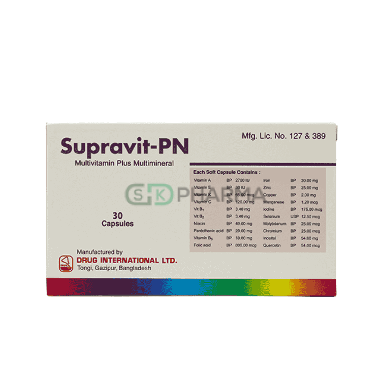 Supravit-PN Capsule (Multivitamins & Multiminerals [A-Z prenatal preparation])