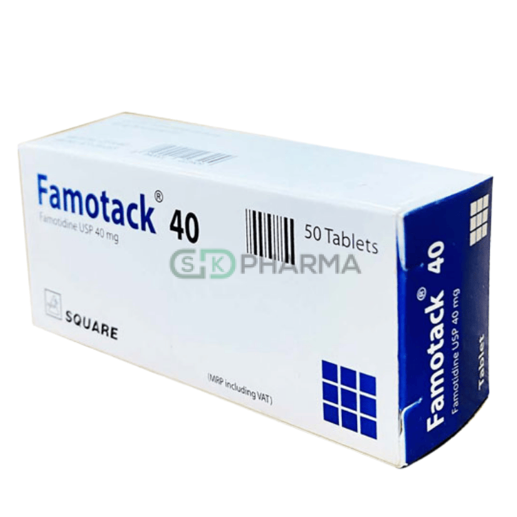 Famotack Tablet 40 mg (Famotidine)