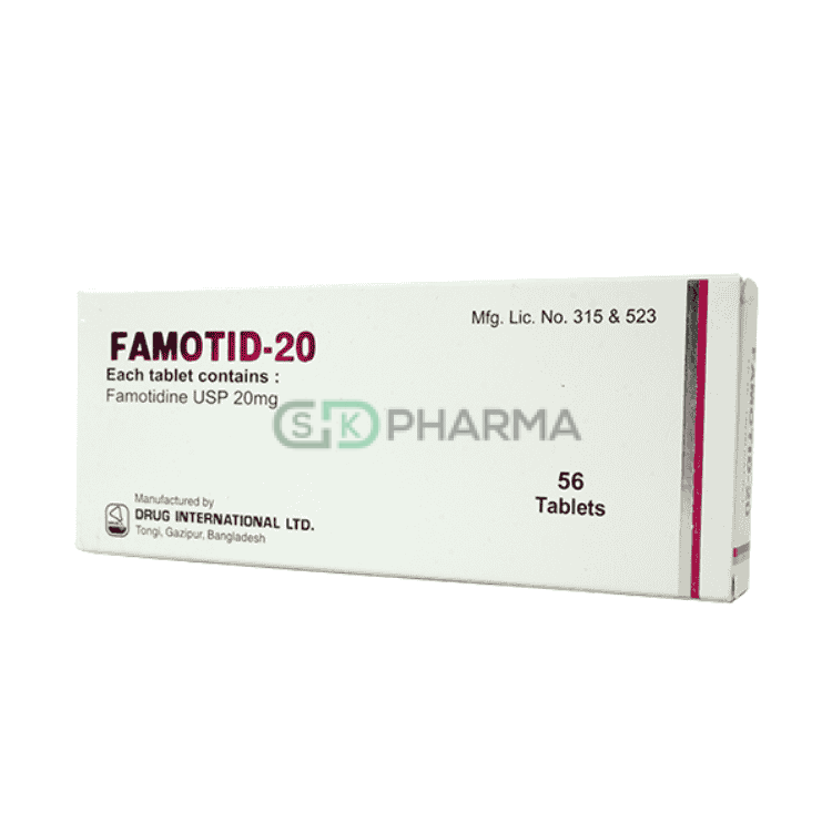 Famotid Tablet 20 mg (Famotidine)