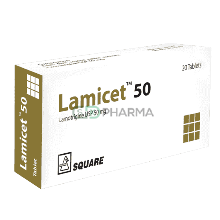 Lamicet Tablet 50 mg (Lamotrigine)