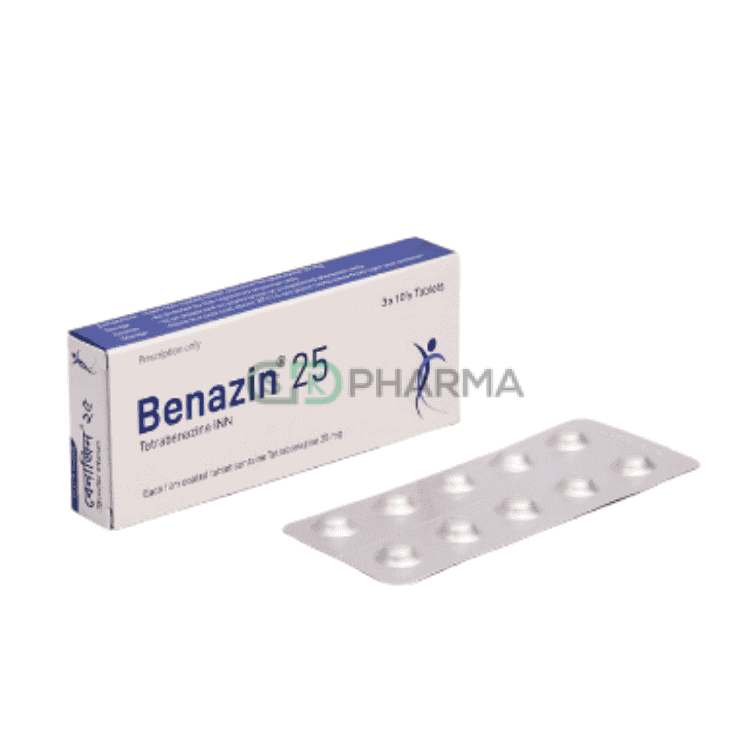 Benazin Tablet 25 mg (Tetrabenazine)