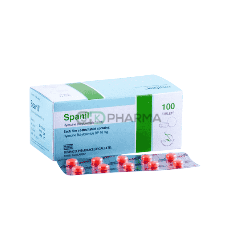 Spanil Tablet 10 mg (Hyoscine Butylbromide)