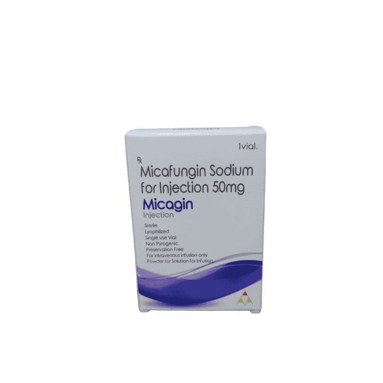 Micagin Injection 50 mg/vial (Micafungin Sodium)