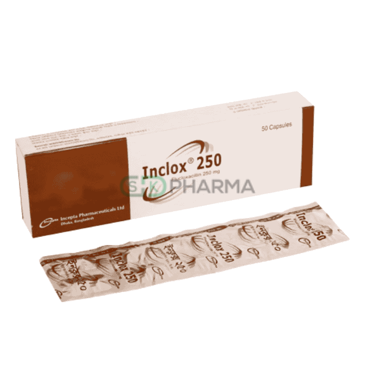 Inclox Capsule 250 mg (Flucloxacillin Sodium)