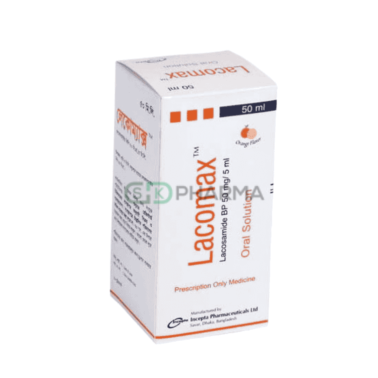 Lacomax Oral Solution 50 mg/5 ml (Lacosamide)