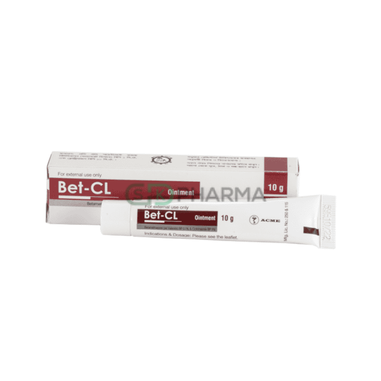 Bet-CL Ointment 0.1%+1% (Betamethasone + Clotrimazole)