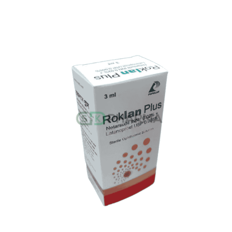 Roklan Plus Eye Drop 0.02% + 0.005% (Netarsudil + Latanoprost)