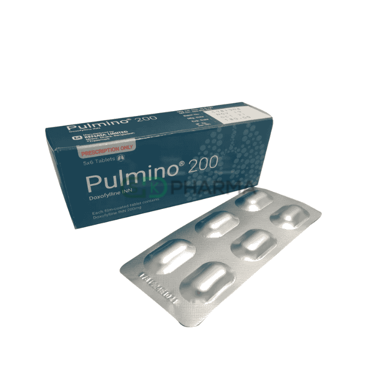 Pulmino Tablet 200 mg (Doxophylline)