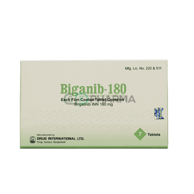 Biganib Tablet 180 mg (Brigatinib)