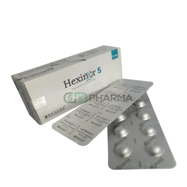 Hexinor Tablet 5 mg (Rihexyphenidyl Hydrochloride)