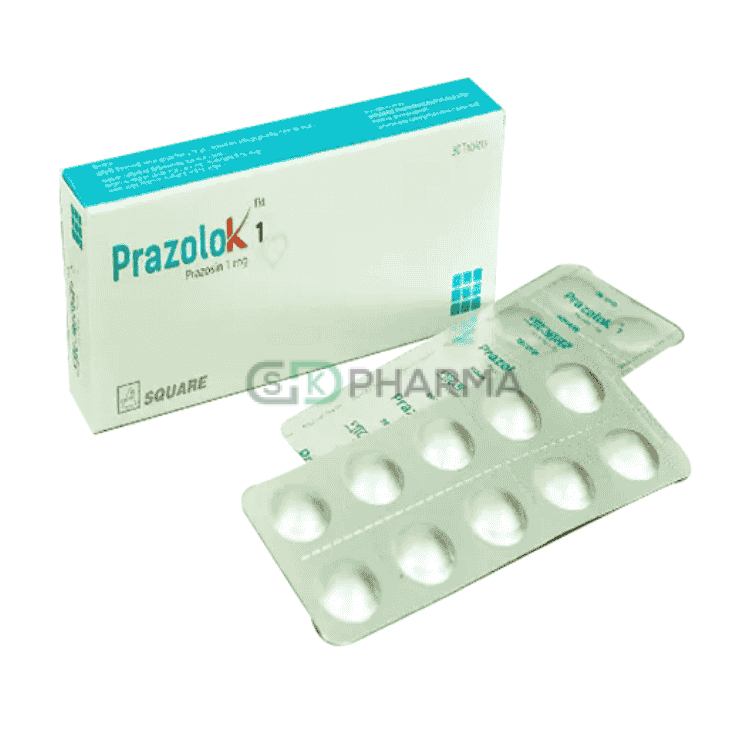Prazolok Tablet 1 mg (Prazosin Hydrochloride)