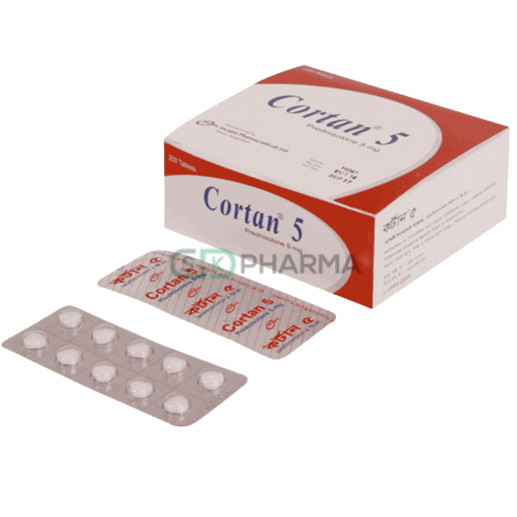 Cortan Tablet 5 mg (Prednisolone)